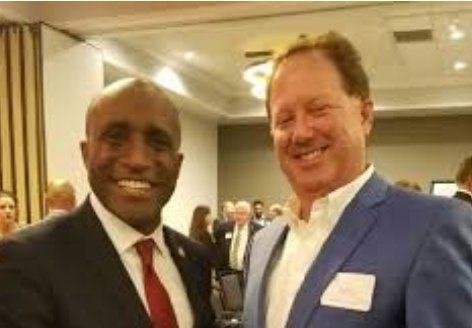 Dale Brouk with Kansas City Mayor Quinton Lucas